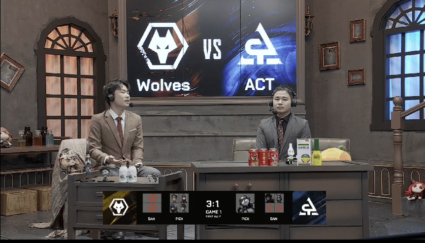 机械师|第五人格2021IVL夏季赛常规赛 Wolves vs ACT 第一局