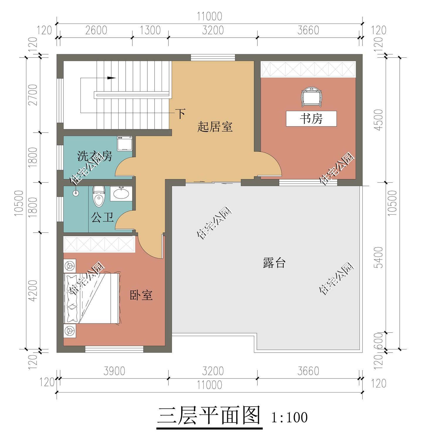 50万的存款,是回农村建房好还是买房好?看完这3套图纸你就懂了_设计的