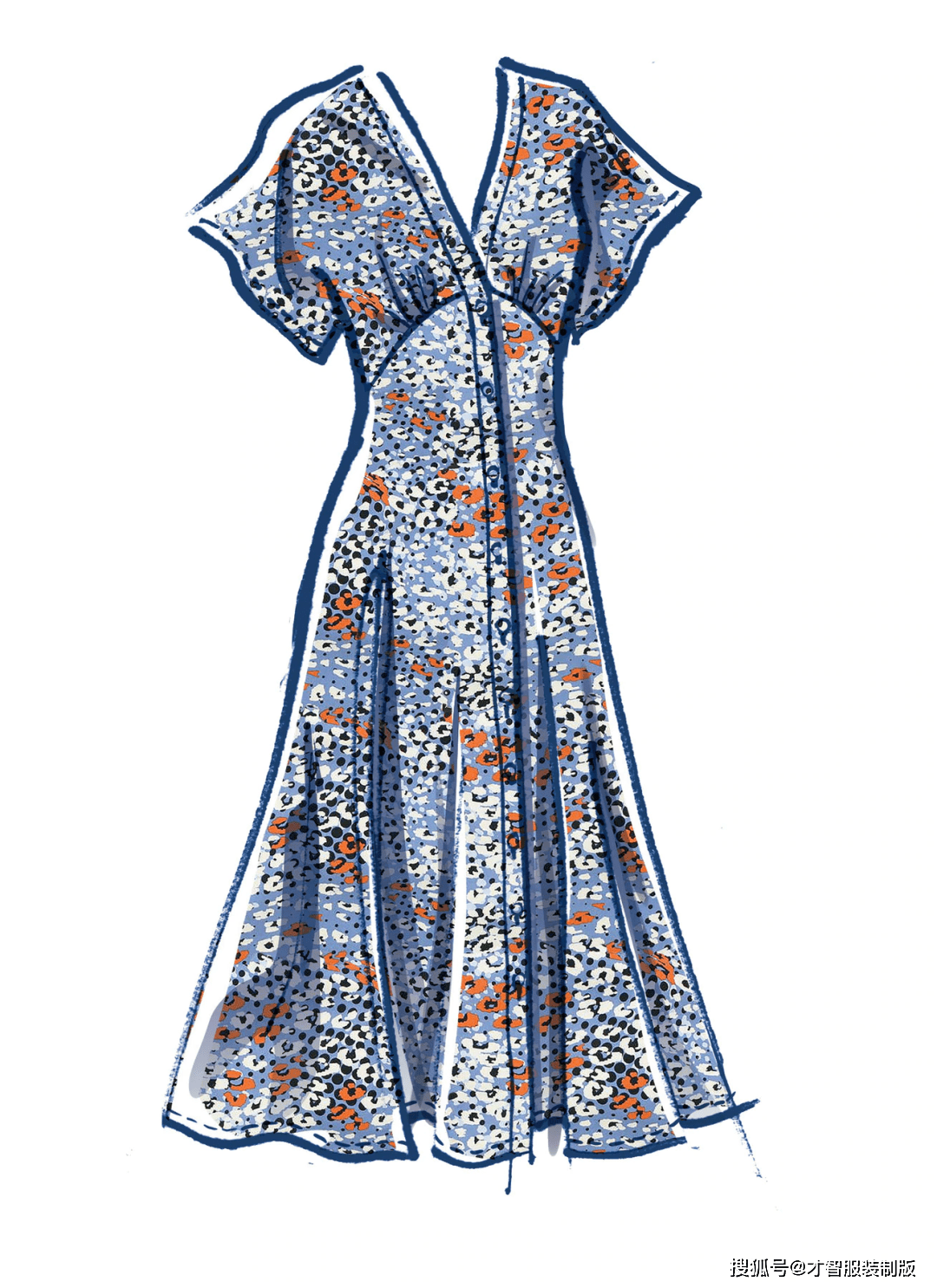 服装|16款连衣裙的设计款式图