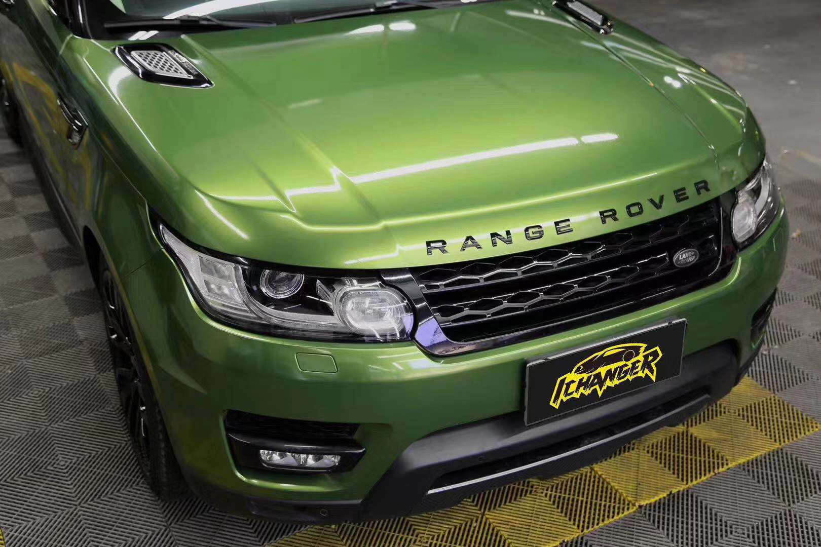 ichanger改色膜出品:路虎揽胜贴icr改变者曼巴绿