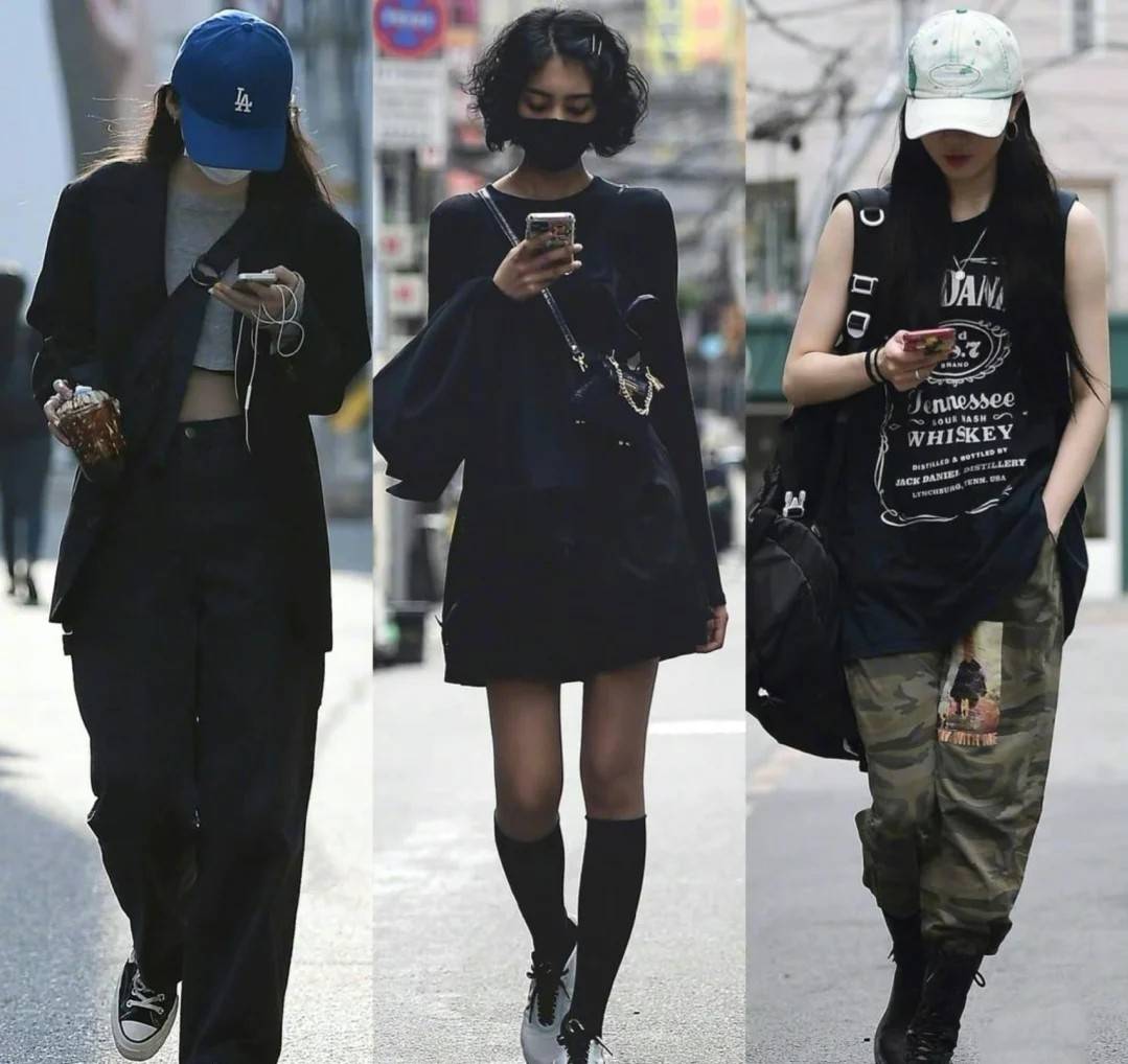 论 黑色系 搭配 就服韩国时髦精 出街装高级个性不失街头感 廓形