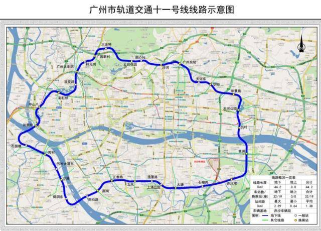 广州“喜迎”第一条环线城轨，串联5大主要城区，预计2023年开通