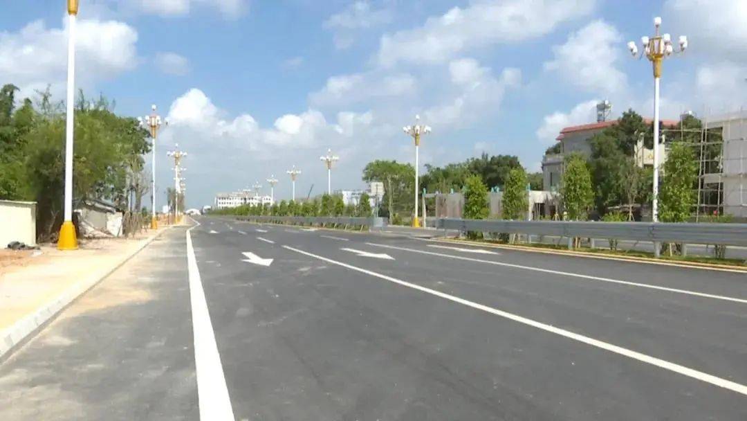刷新“合浦速度”五个月完成建设，合浦进港公路项目主线已经完工