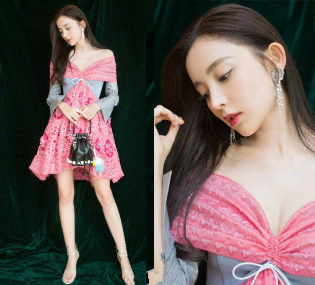 景甜|女星甜美系仙女裙造型，景甜可A可媚，娜扎：万千男人的梦