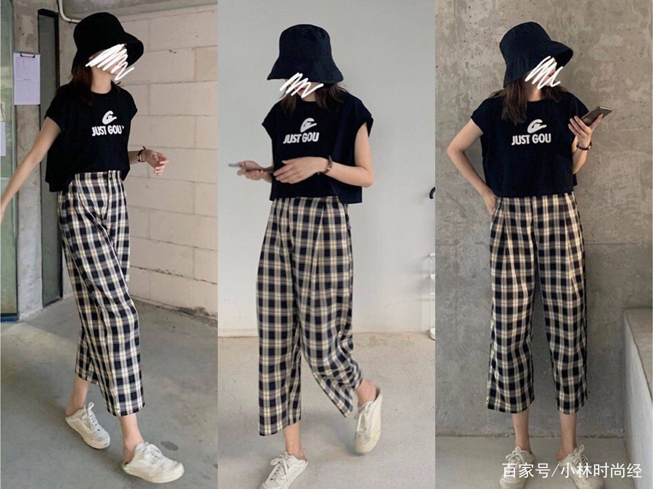 夏天|夏天不要老穿裙子了，腿短试试“阔腿裤＋t恤”，巨时髦又显瘦！