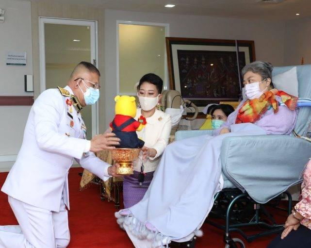 公主|泰王原配妻子生日当天亮相！坐轮椅也打扮得时髦，牛奶肌比女儿嫩