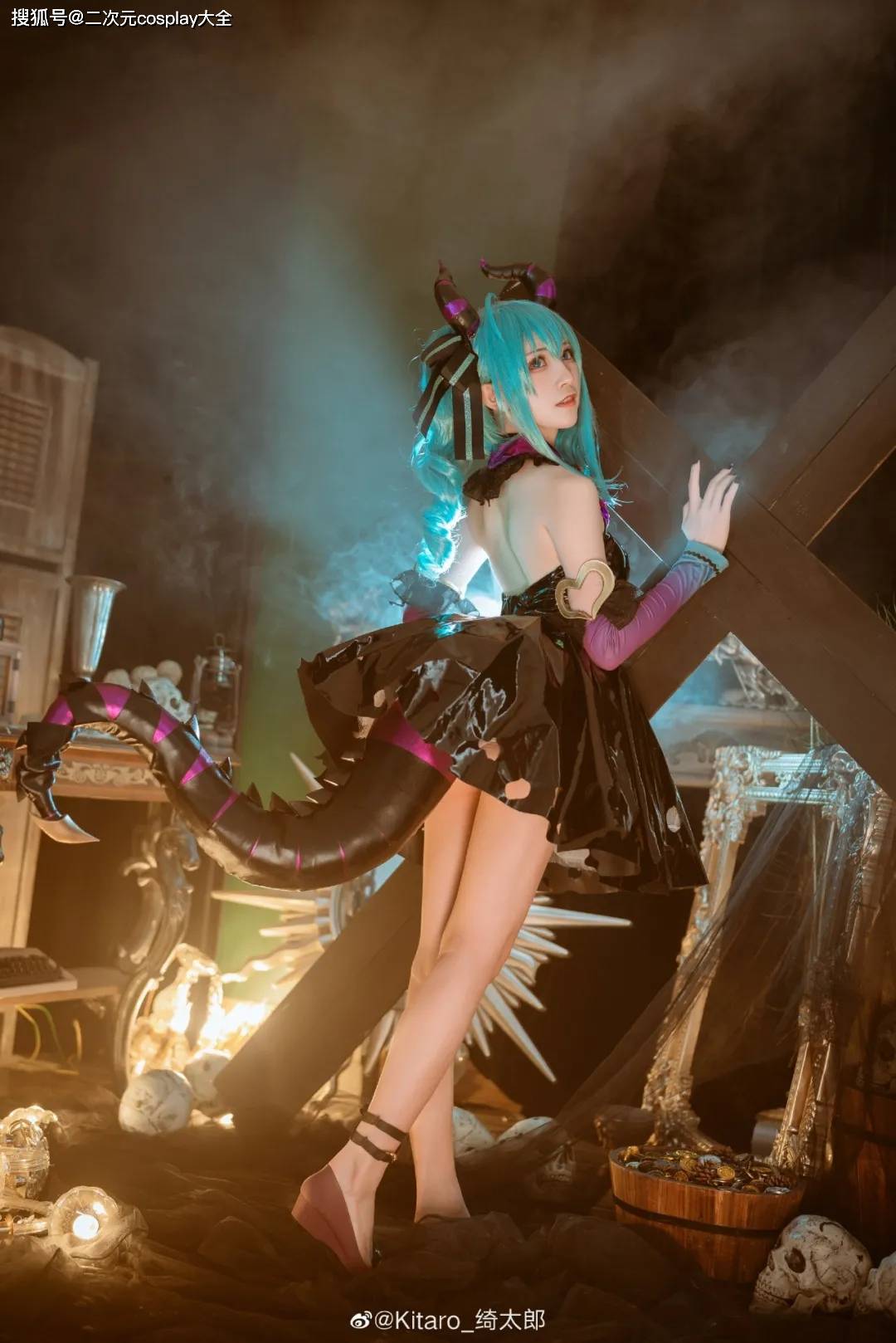 Miku|初音未来小恶魔cos，超级无敌可爱，不管怎么样都好可爱