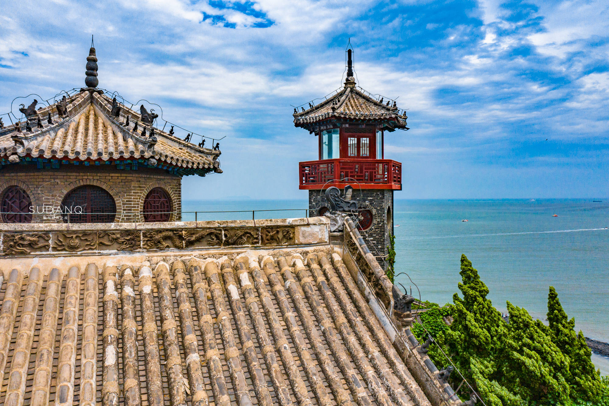 原创秦始皇为何三次来到烟台蓬莱阁被誉为仙境中国四大名楼之一