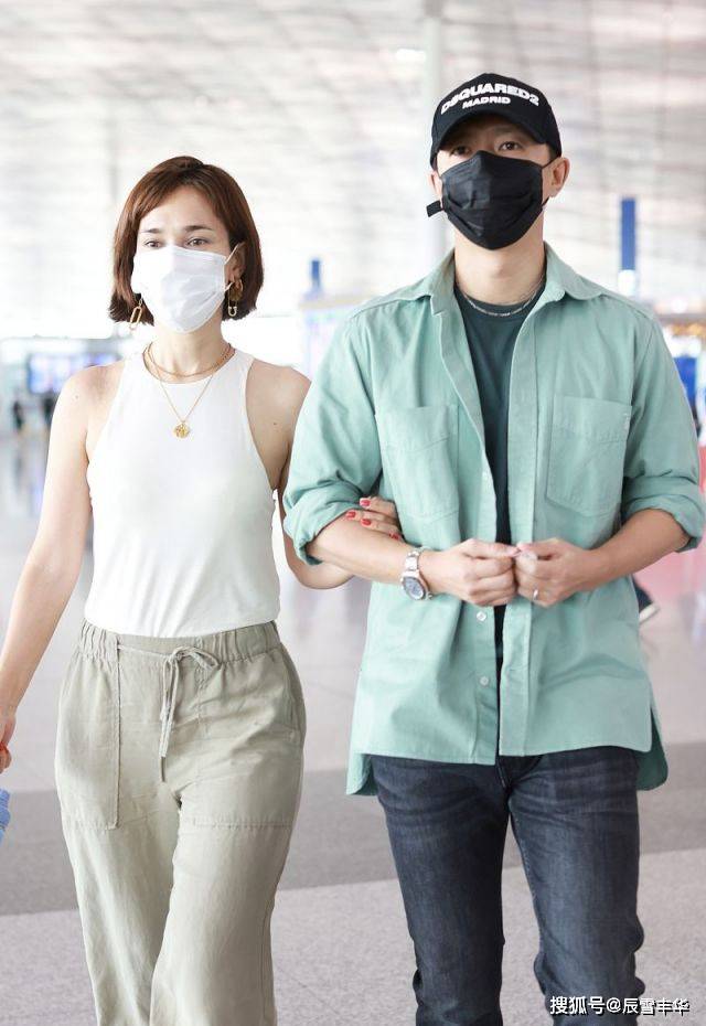 身材|卢靖姗有身材就是任性,穿圆领“吊带背心”走机场,一点都不庸俗