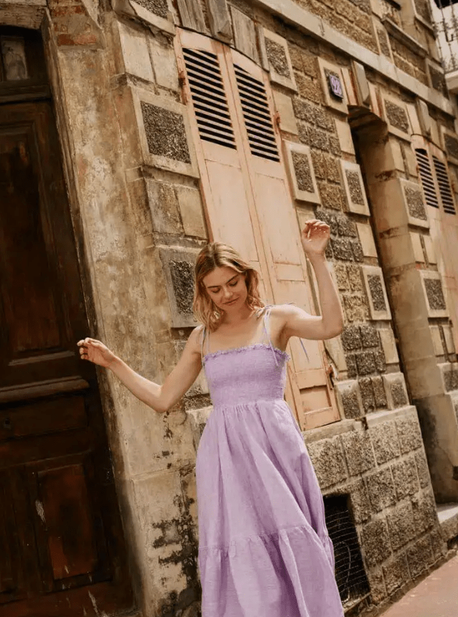 因为|紫色系夏日穿搭分享,你也是人间小葡萄呀~