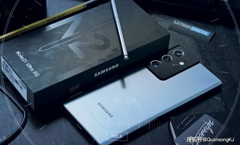 别买iphone13了,三星note21曝光前置无挖孔全是屏!