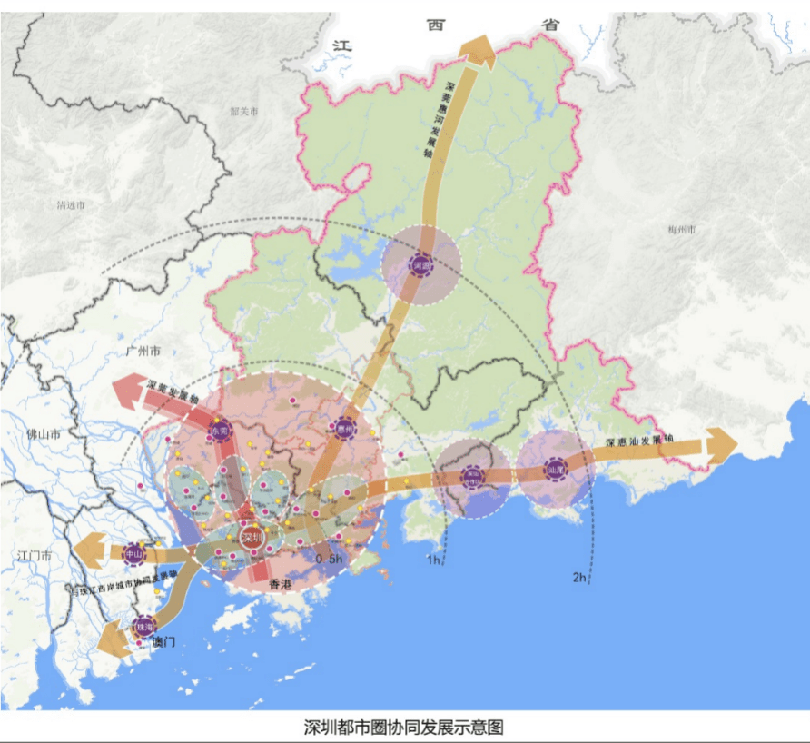 《深圳市國土空間規劃(2020-2035)》(草案)提出,深圳將實施區域協同