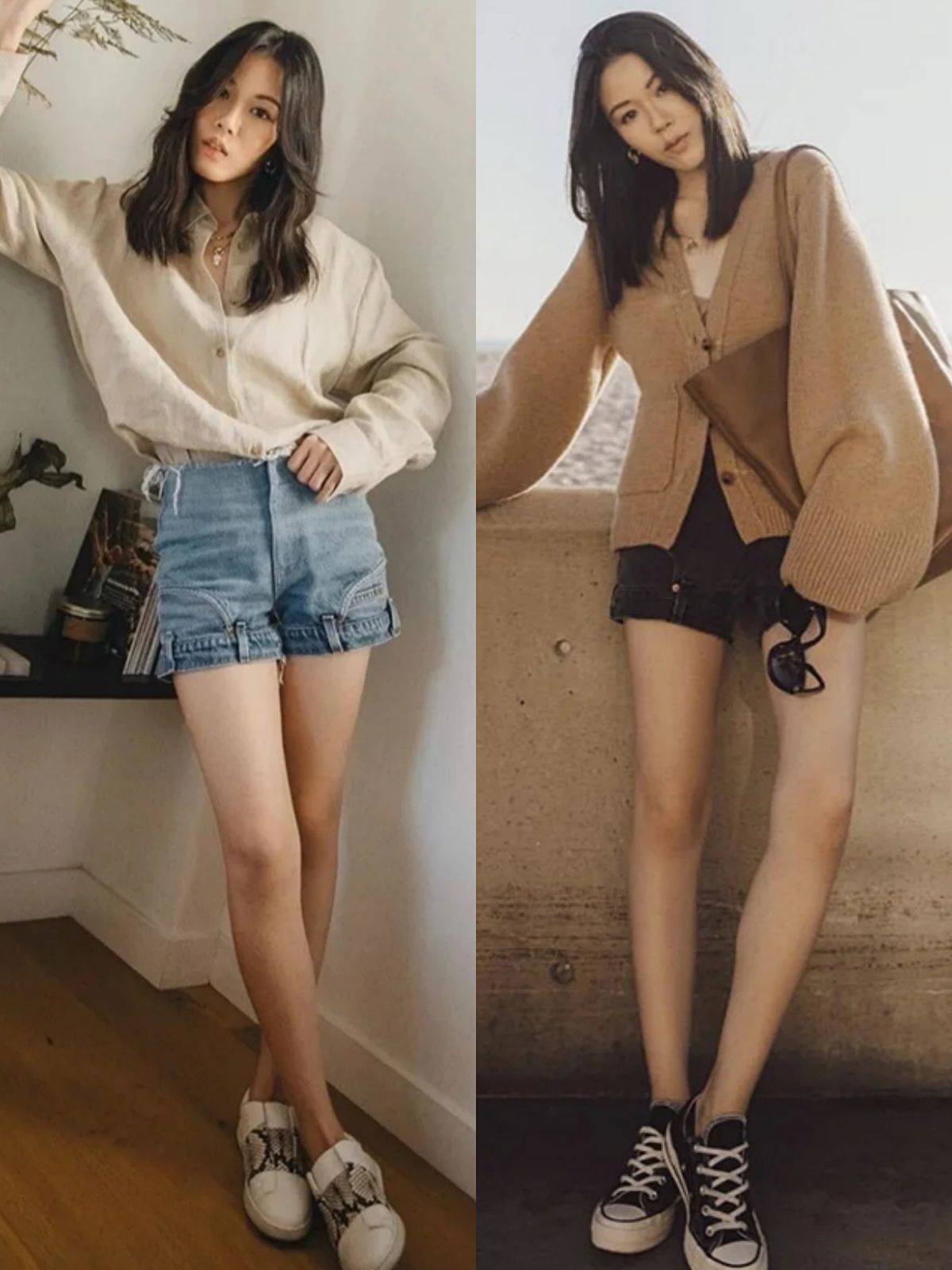 黑色|穿对“卡其色”的女人更高级,夏季学会穿搭与配色技巧,气质翻倍