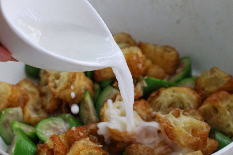 老公|油条加它一起炒,连饭带菜都有了,口感爽滑不油腻,夏天吃正合适