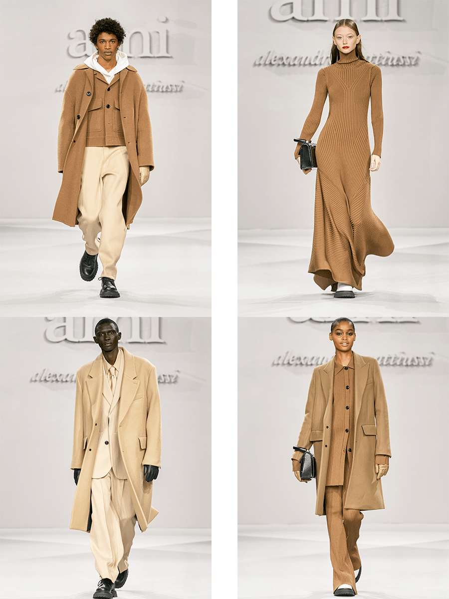 黑色|Ami 2021秋冬系列，简约朴素也不缺鲜亮色彩，自在大方