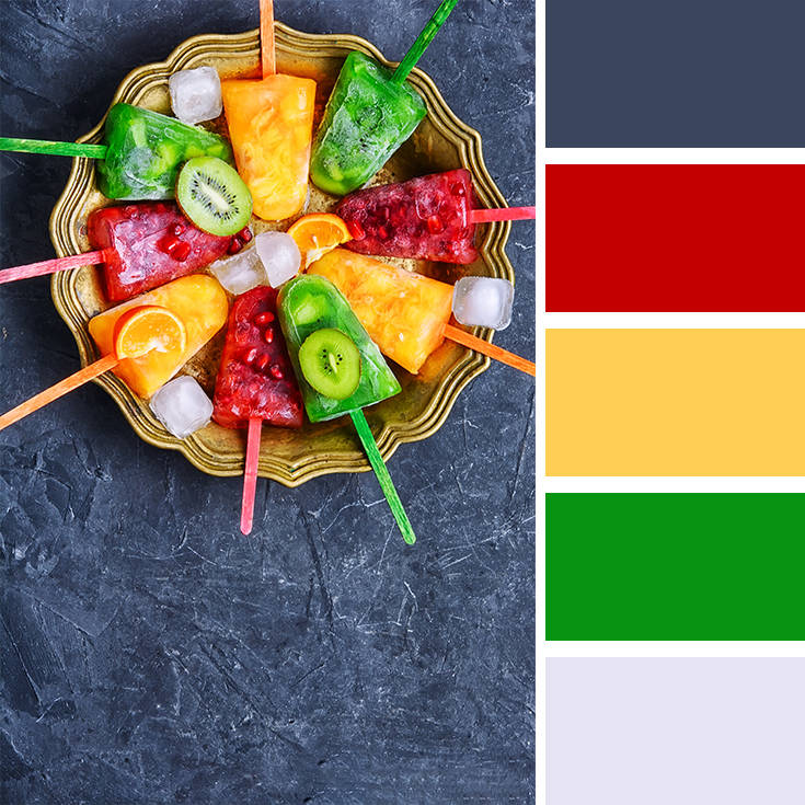 一组色彩搭配方案就是美