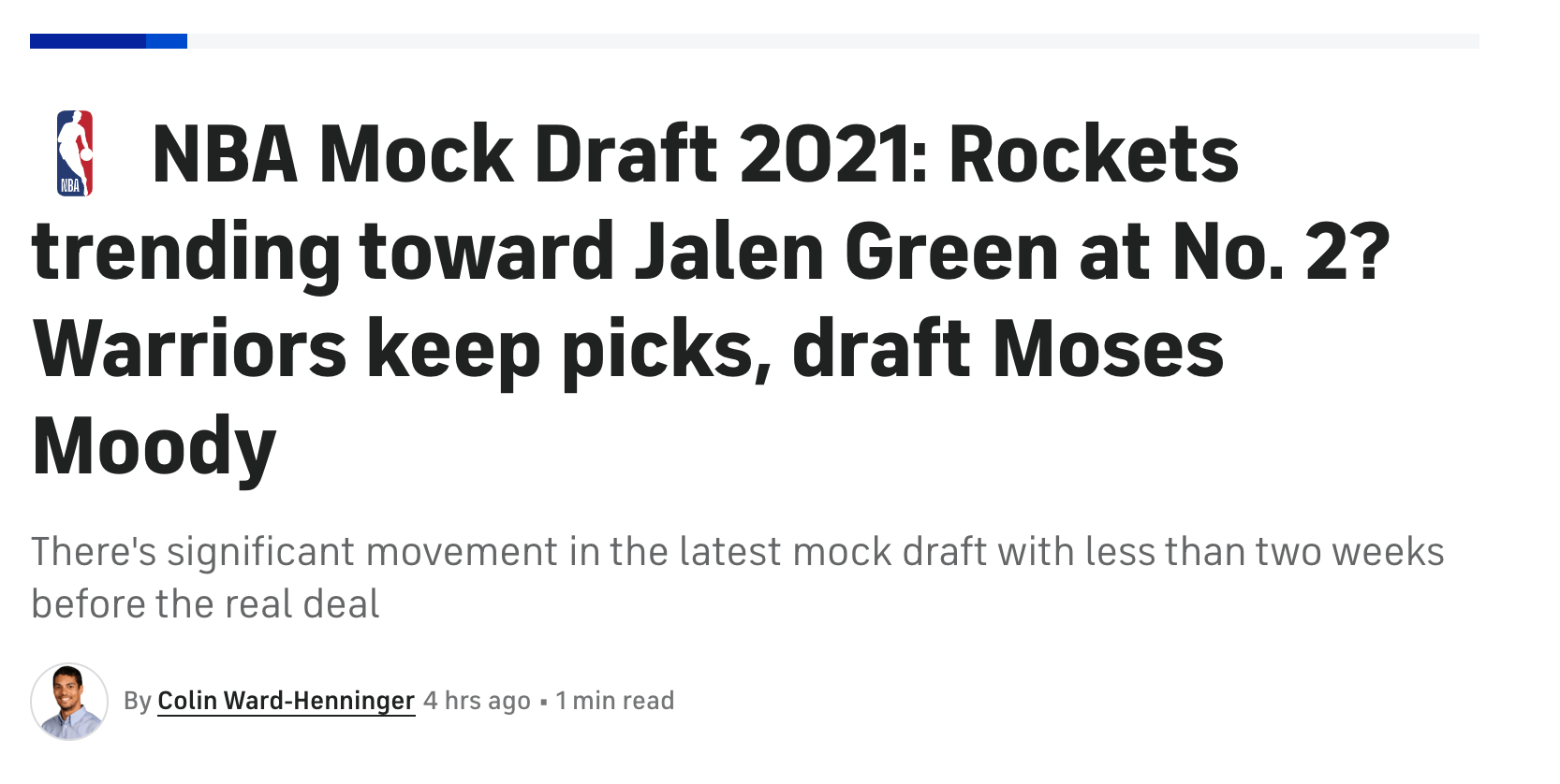 格林|火箭雙喜臨門(mén)！名記模擬選秀看好格林當(dāng)選榜眼，管理層再有變動(dòng)