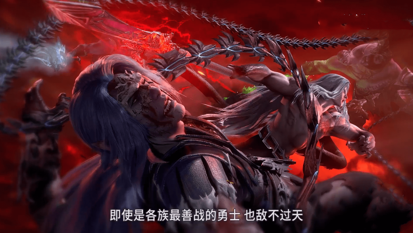 图片[2]-武庚纪4：冥族大将围攻黑龙，逆天而行燃尽“命魂”，石化破碎战死-魔性次元