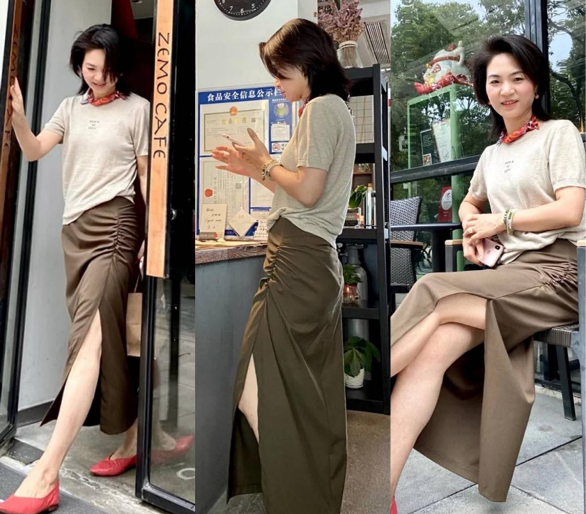 上衣|“上衣塞下摆”大妈感十足？50岁女人试试这几招，点明腰线又优雅