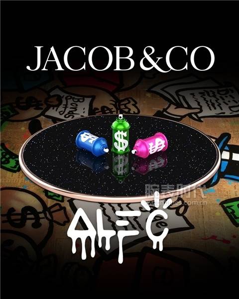 Jacob & Co.杰克宝与艺术家 Alec Monopoly 联名发布合作款腕表