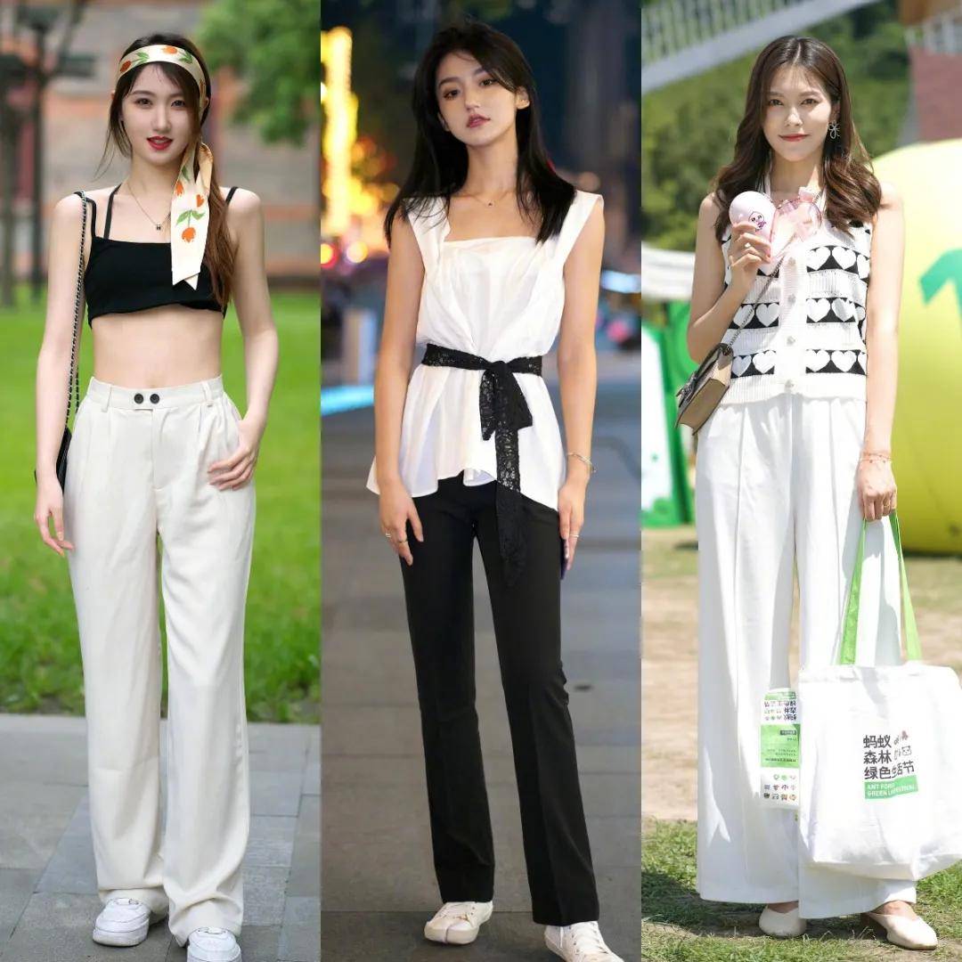 黑色|夏天着装多一点“白”，优雅又气质，高级感穿搭原来如此简单