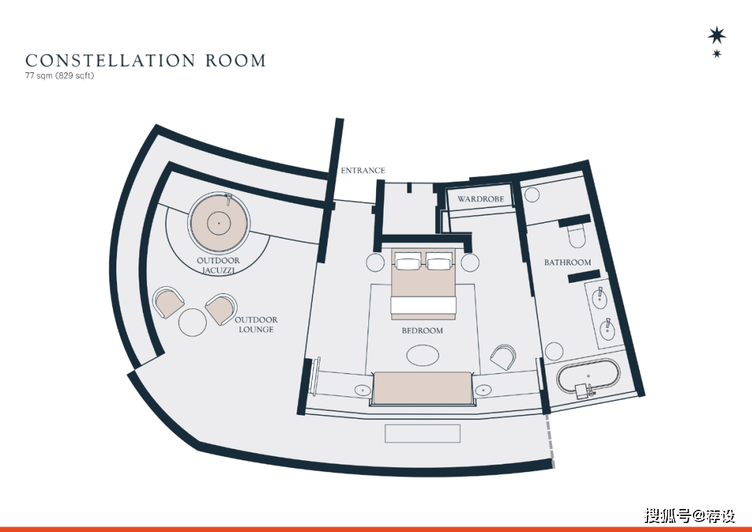 星座海景房及平面图