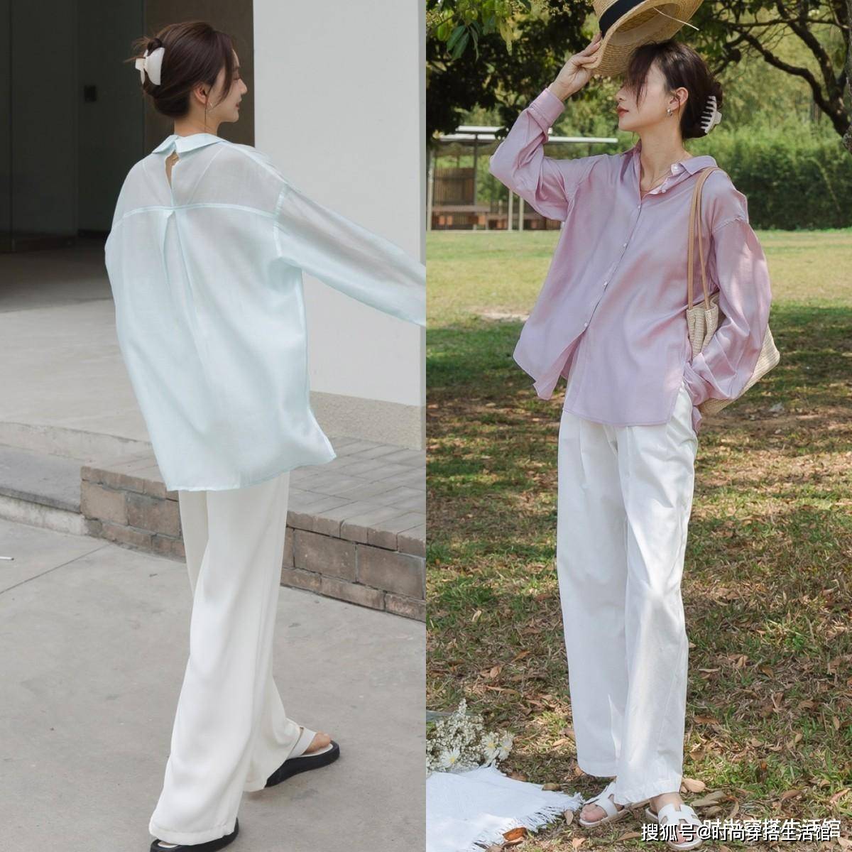 大法|穿来穿去还是这“阔腿裤”更时髦，显瘦百搭，谁穿谁好看