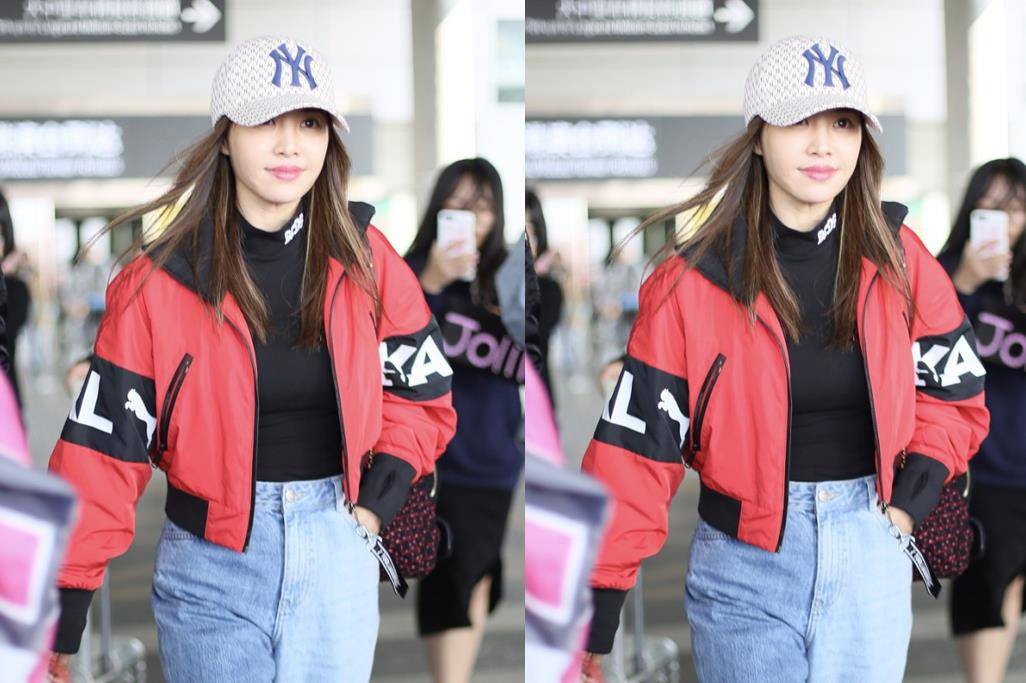 视觉|40岁蔡依林真的太辣了,红色西装尽显好身材,大长腿小蛮腰真抢镜