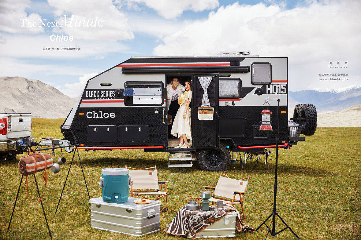 抖音达人大珂2021北京婚博会最大看点克洛伊房车旅拍