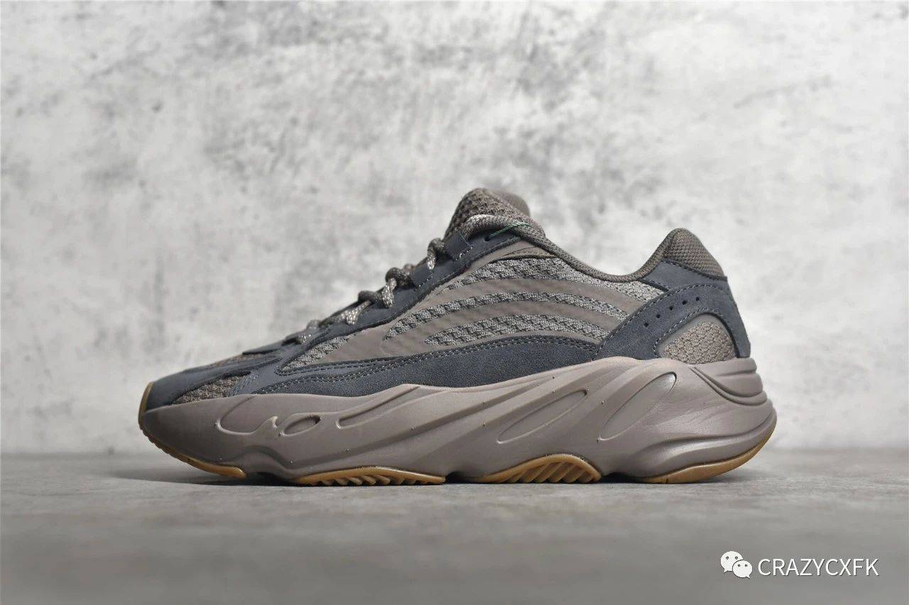 Amber|阿迪达斯椰子700 Adidas Yeezy Enflame Amber 黑灰复古运动鞋