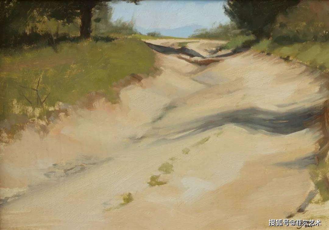 佛罗伦萨艺术学院创始人著名画家丹尼尔格雷夫斯风景油画作品欣赏