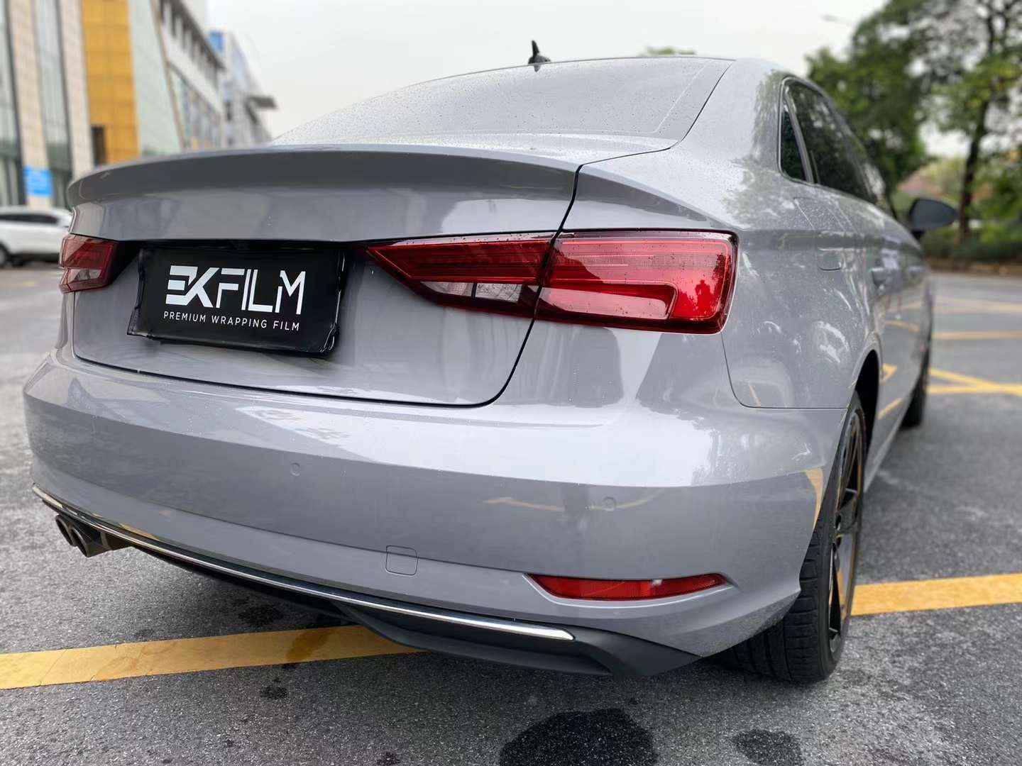 ekfilmek改色膜奥迪a3贴膜pet纳多灰