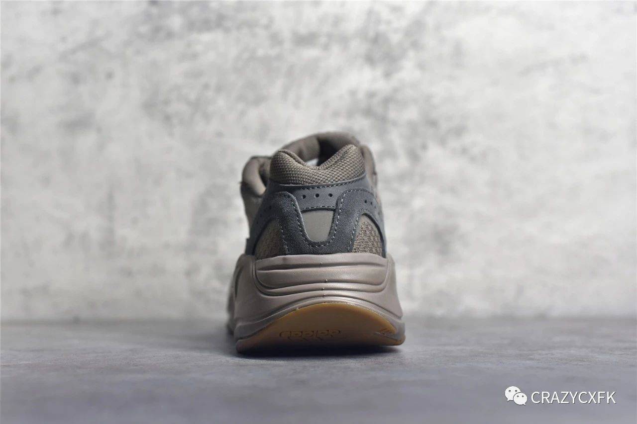 Amber|阿迪达斯椰子700 Adidas Yeezy Enflame Amber 黑灰复古运动鞋