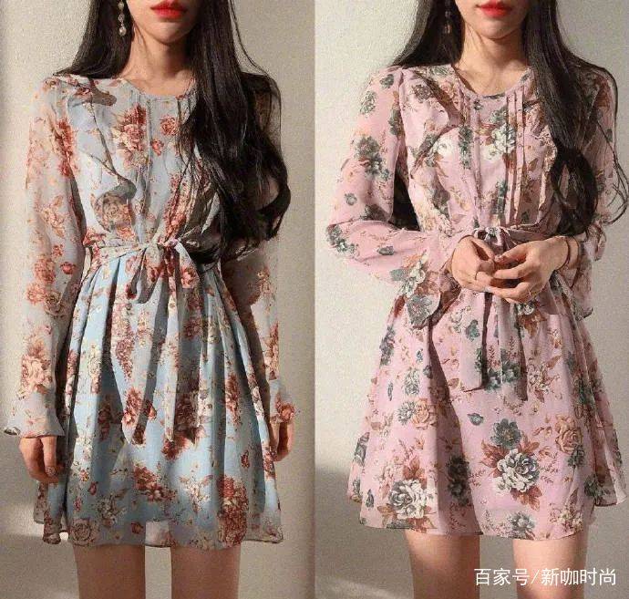 时尚|想凹出优雅范少不了一件碎花裙！这18套裙装，怎么搭配都好看