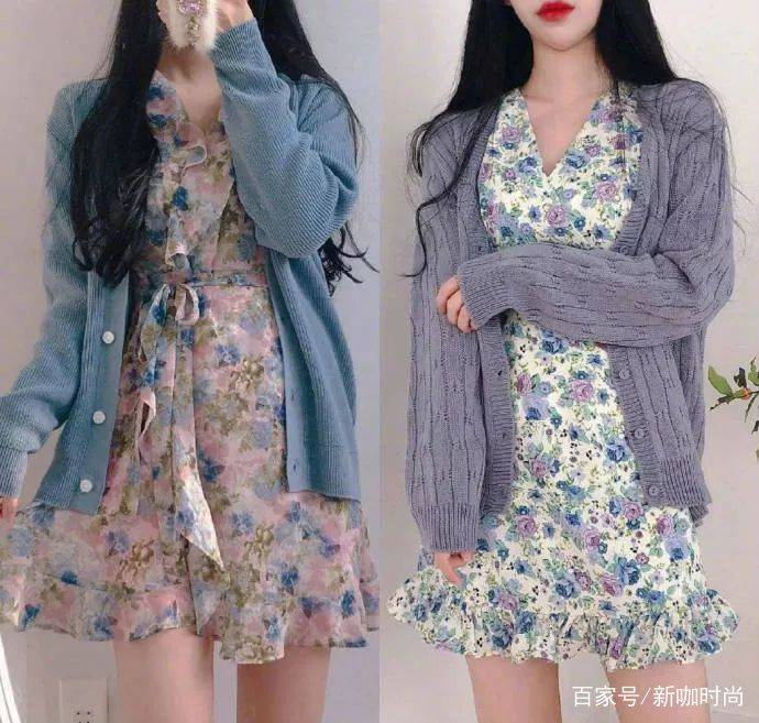 时尚|想凹出优雅范少不了一件碎花裙！这18套裙装，怎么搭配都好看