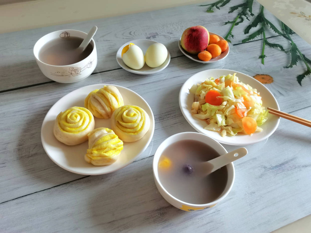 稀饭|晒我家5天清凉早餐，三伏天这样吃早餐，不热舒服