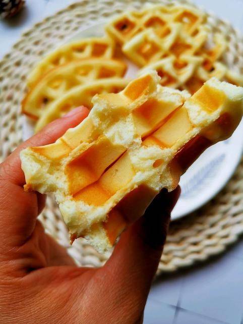 做法|自制原味华夫饼,自己学会做法,再也不用出去买了,省钱了