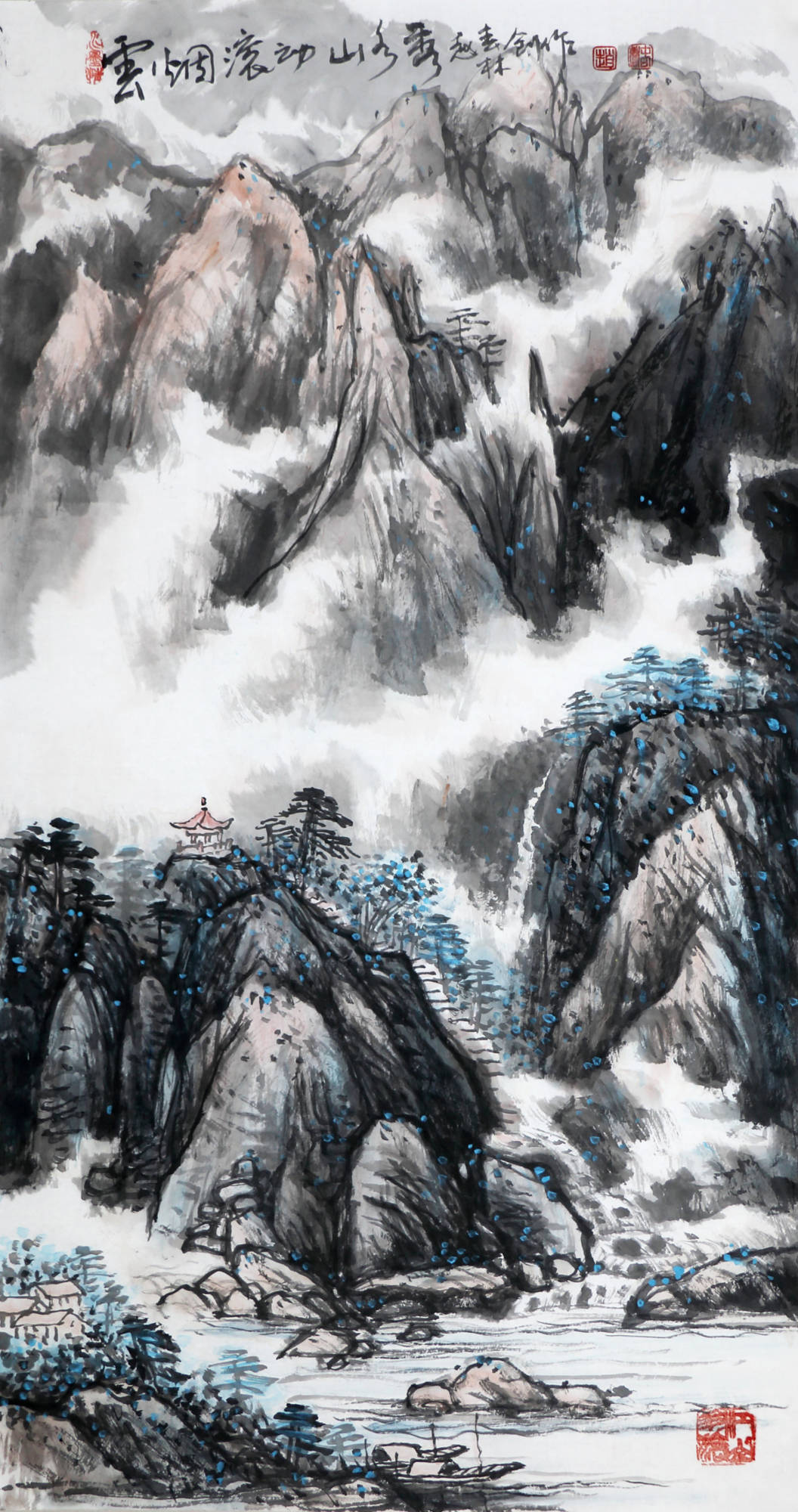 《云烟滚动山水秀》