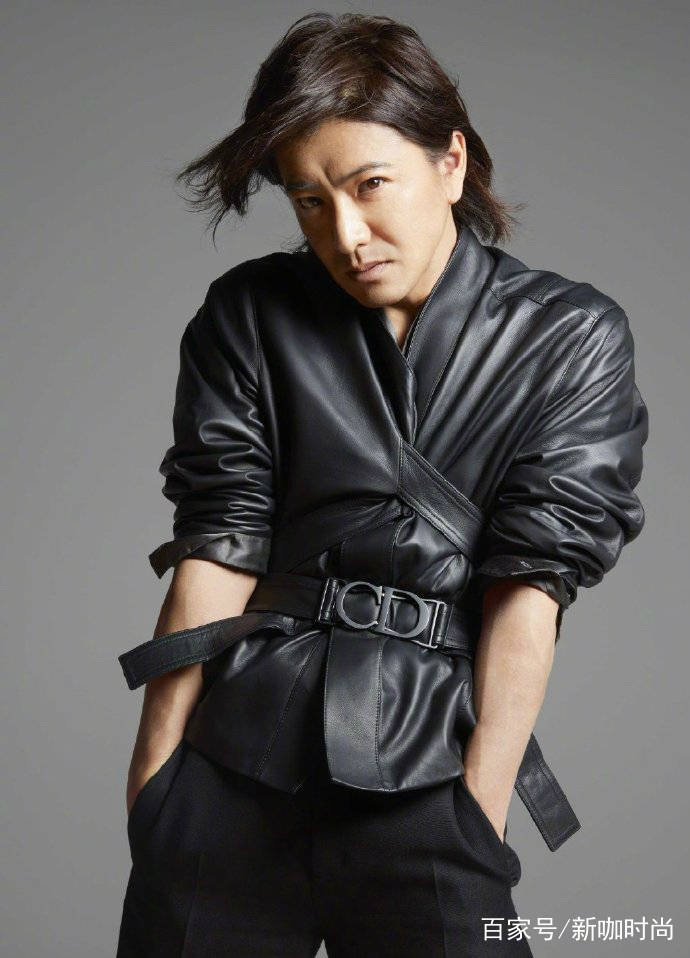 黑色|长了一张“杂志脸”的木村拓哉,皮衣搭皮裤,凹出“不老男神”范