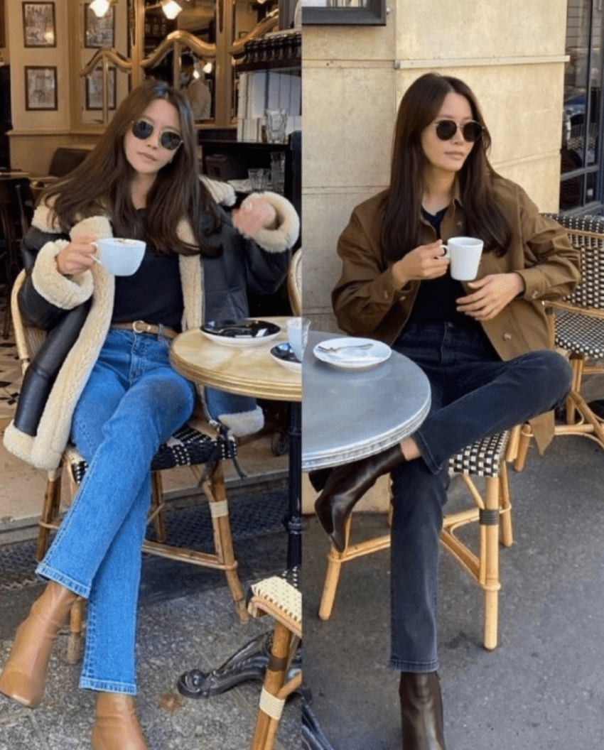 doris|韩国158博主比三木还会穿，把基础款穿得时髦又显高，每套都好美