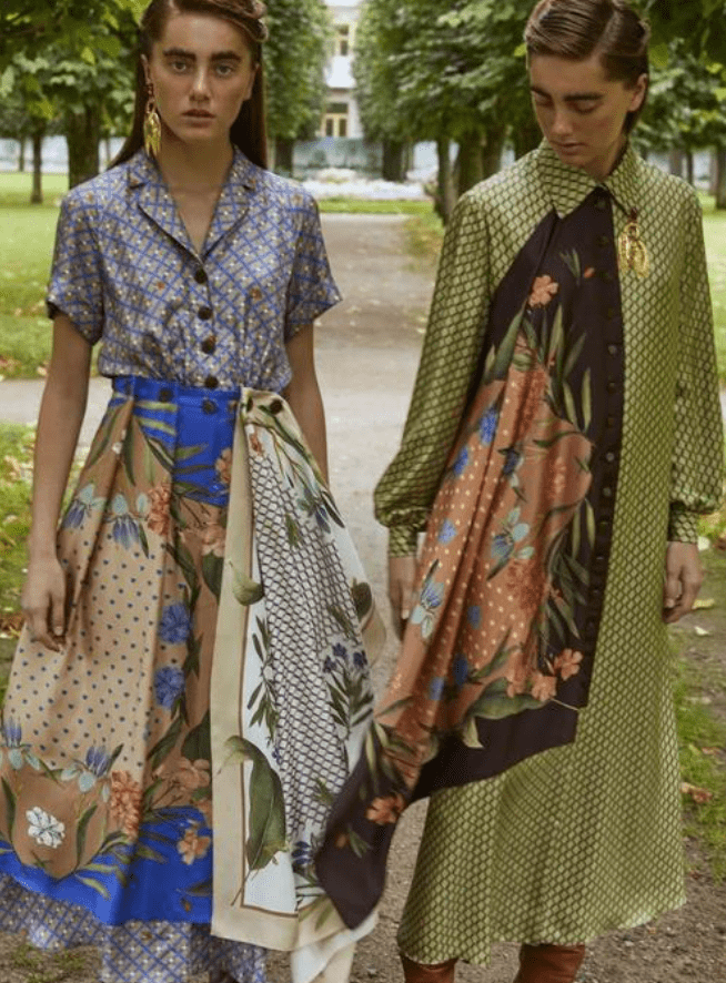 宋佳|女明星用围巾解锁新时尚,董璇当成腰带系,宋佳直接缝在风衣上