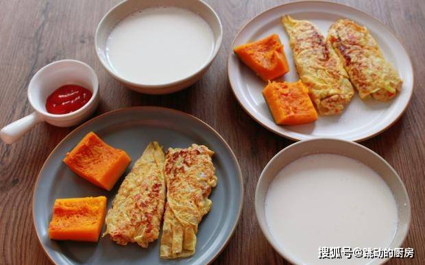 蒸南瓜|我家5天早餐,健康搭配,好吃不重样,不饿肚子,精神饱满去上班