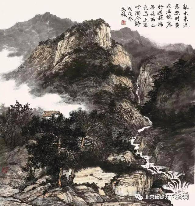 著名書畫家段鐵--師法自然.入古出新_山水畫