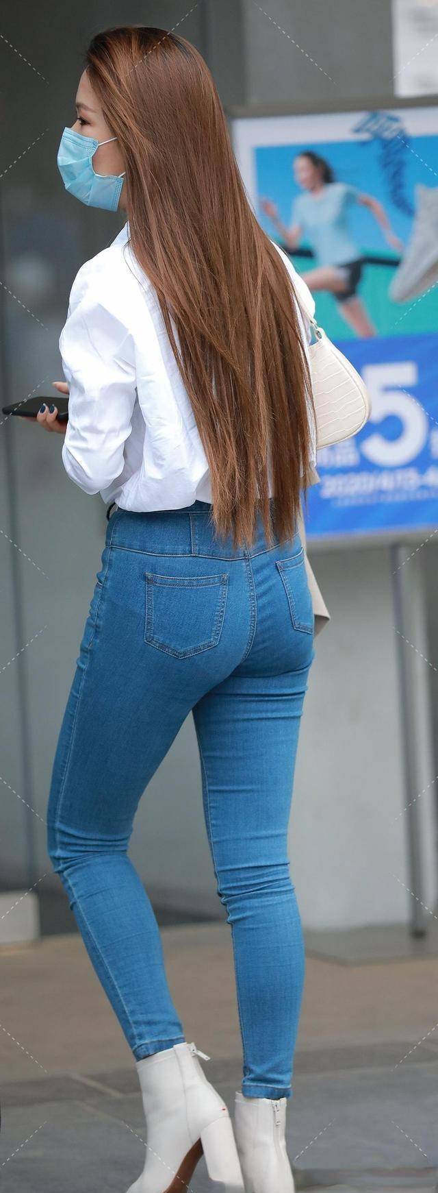 高脸|高脸裤让你成仙，长身材比例，大方优雅。