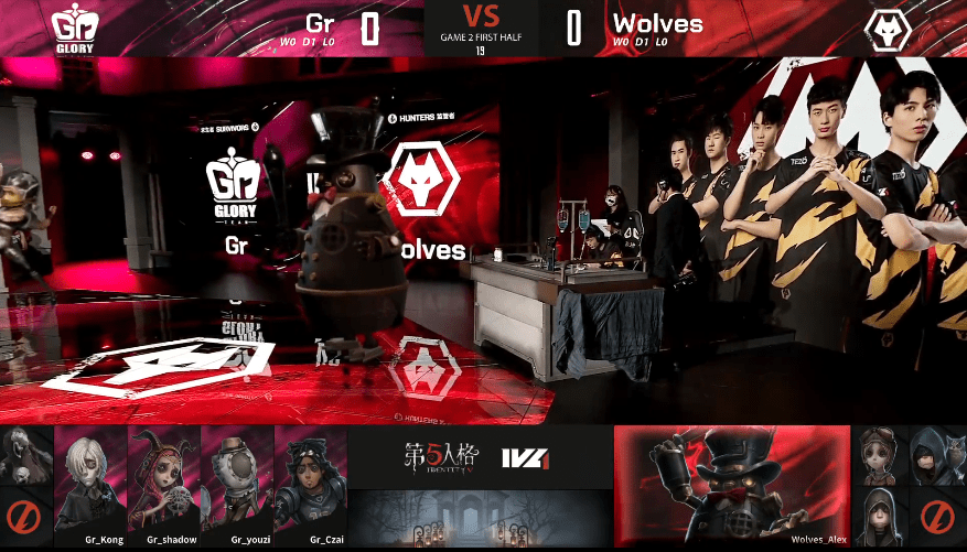 Wolves|第五人格2021IVL夏季赛常规赛Gr vsWolves第二局