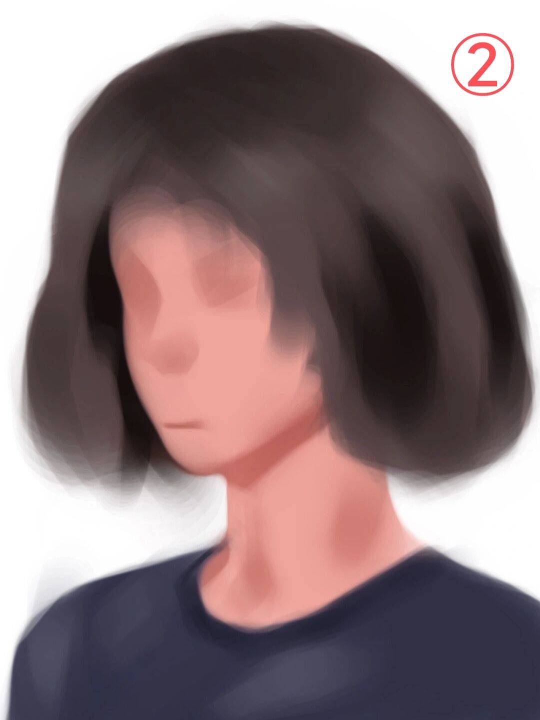 步骤|「厚涂少女练习」附过程