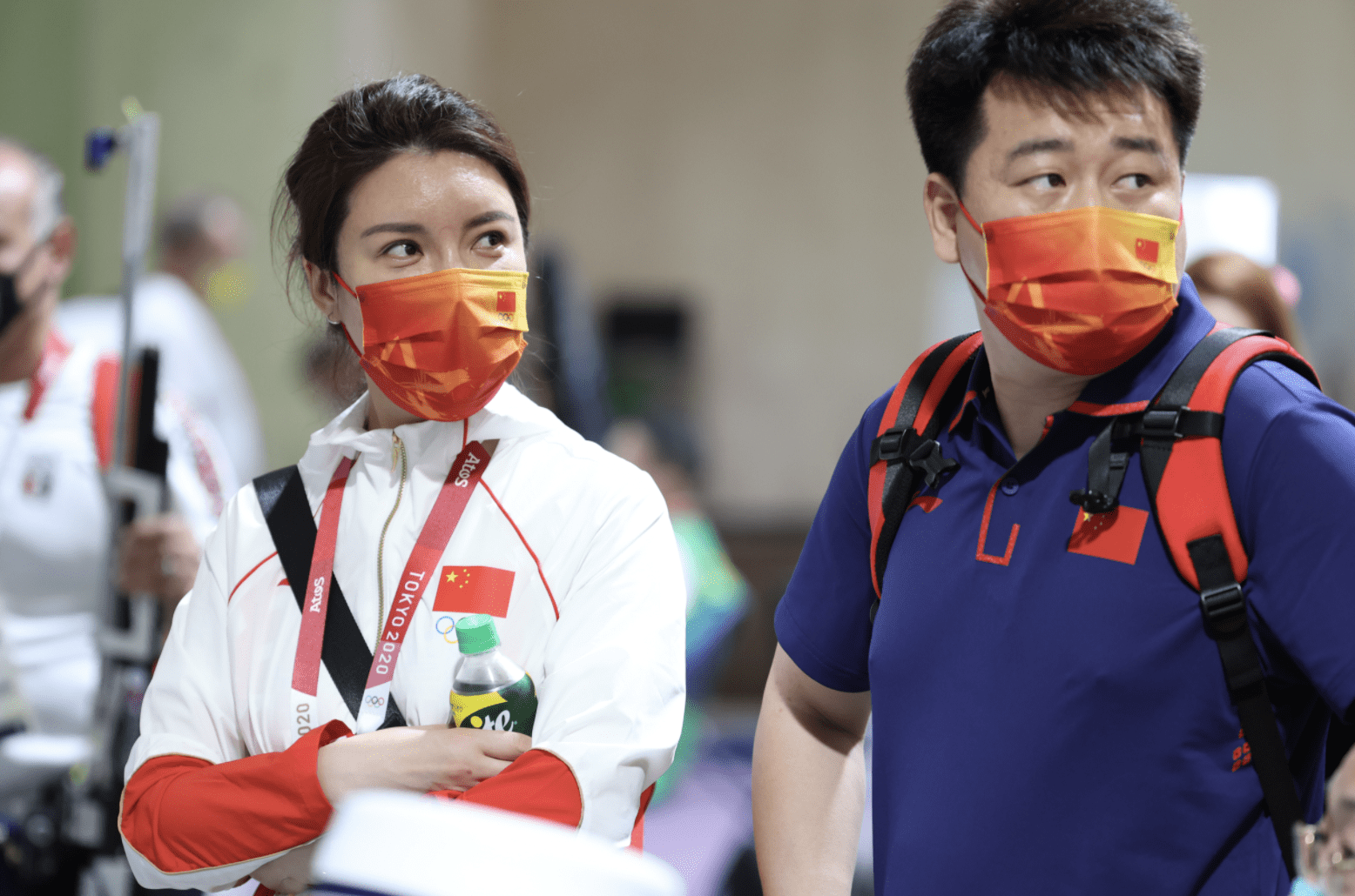 老公|杜丽真是人生赢家，老公弟子都拿金牌，自己穿红色运动服美成了花