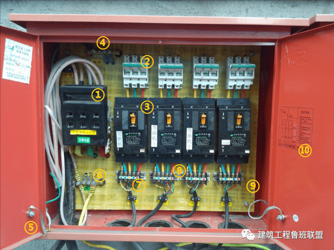 施工现场三级电箱如何配置图示详解