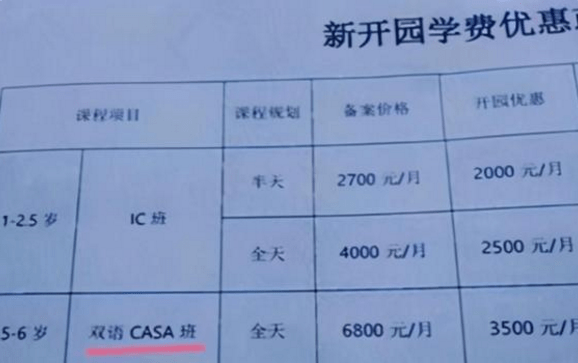 家长|幼儿园“缴费单”走红，家长看后十分扎心，谁爱生三胎谁生