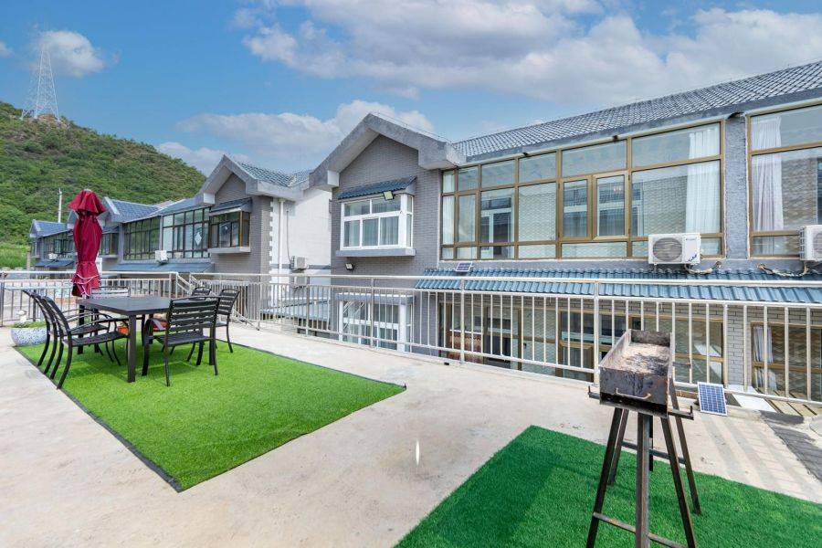 怀柔白河湾隐匿在原生态山水间的别墅庭院满满的幸福感